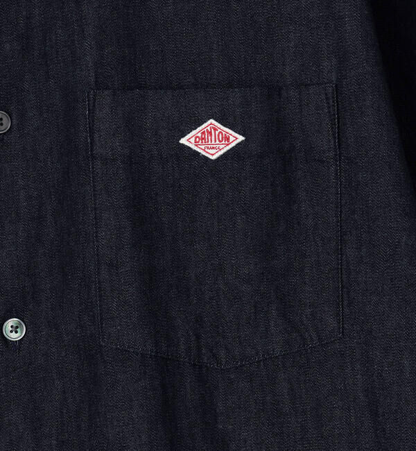 DANTON「DANTON | デニムダンガリー レギュラーカラーシャツワンピース WOMEN」|ワンピース|