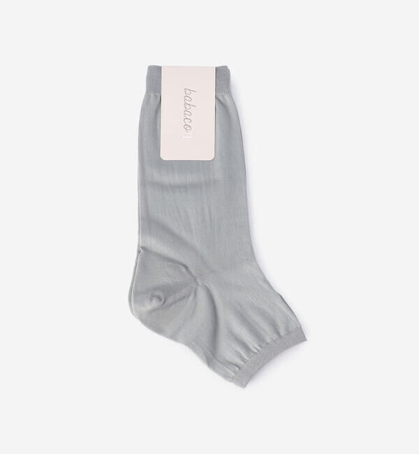  「babaco | トゥ レスソックス WOMEN」|ソックス|GREY