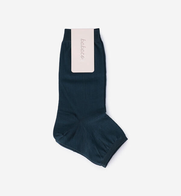  「babaco | トゥ レスソックス WOMEN」|ソックス|NAVY