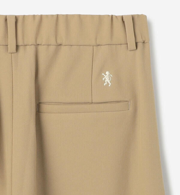 GYMPHLEX「Gymphlex | タック ワイドイージーパンツ WOMEN」|チノ|