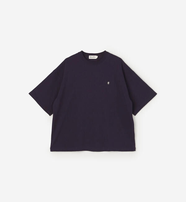 GYMPHLEX「Gymphlex | コットンジャージー クルーネック半袖Tシャツ MEN」|Tシャツ・カットソー|PURPLE系1