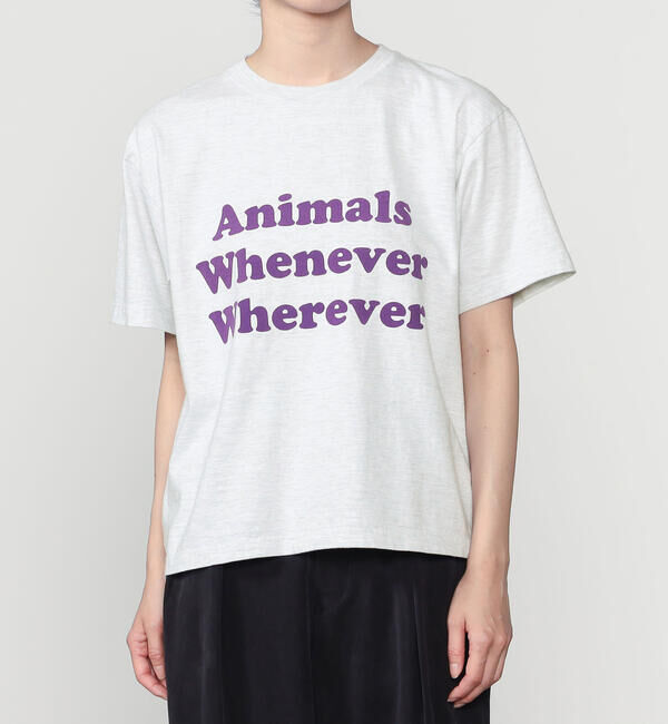  「STUDIO WEAREALLANIMALS | Whatever Whenever 半袖Tシャツ WOMEN」|Tシャツ・カットソー|