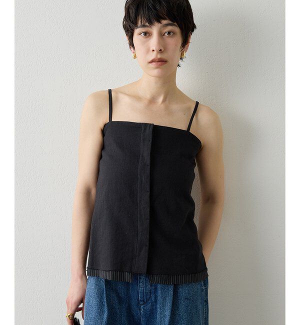 THE PAUSE「【THE PAUSE】キャミブラウス」|シャツ・ブラウス|ブラック