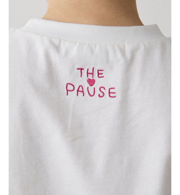 THE PAUSE「【THE PAUSE】シシュウTシャツ」|Tシャツ・カットソー|