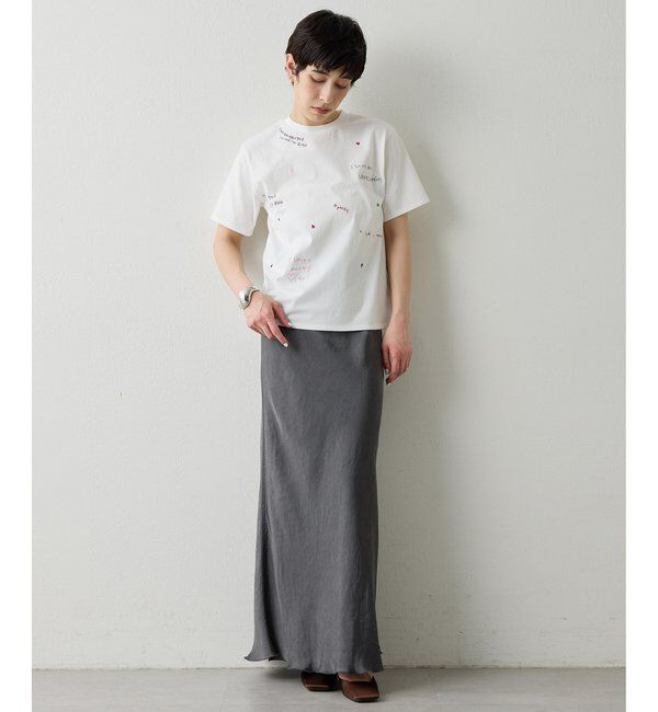 THE PAUSE「【THE PAUSE】シシュウTシャツ」|Tシャツ・カットソー|