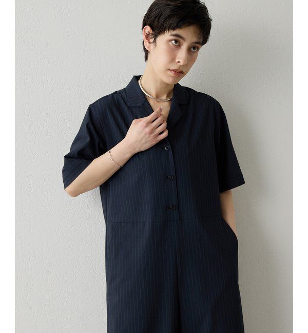 THE PAUSE「【THE PAUSE】ストライプカイキンジャンプスーツ」|ワンピース|