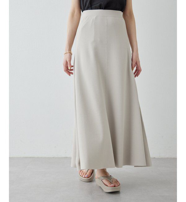 Drawing Numbers「【Drawing Numbers】ニットフレアロングスカート」|スカート|