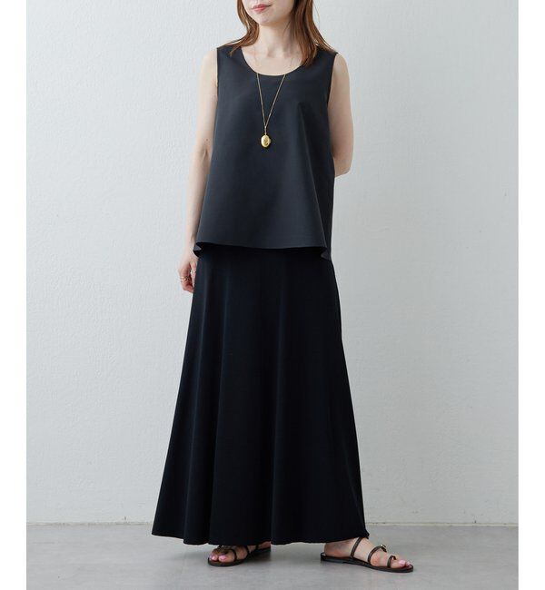 Drawing Numbers「【Drawing Numbers】ニットフレアロングスカート」|スカート|