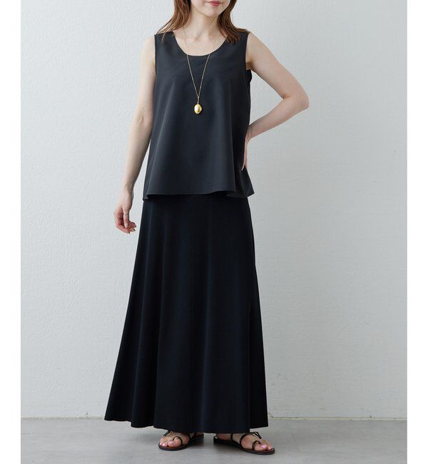 Drawing Numbers「【Drawing Numbers】ニットフレアロングスカート」|スカート|