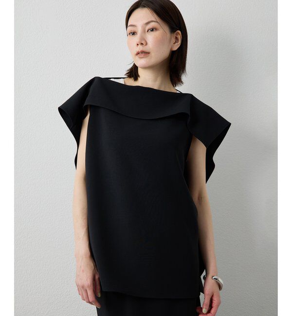 Drawing Numbers「【Drawing Numbers】エプロンキャミブラウス」|シャツ・ブラウス|ブラック