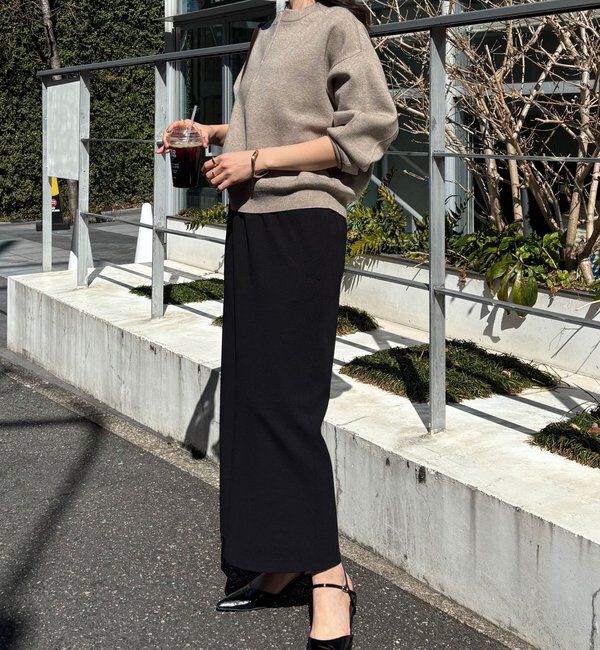  「《総売上数1.6万枚突破！》ジップスウェットライクニット」|ニット・セーター|