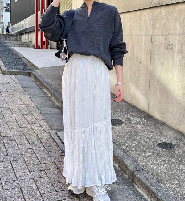  「《総売上数1.6万枚突破！》ジップスウェットライクニット」|ニット・セーター|