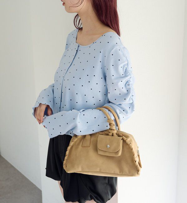  「【2WAY/500mlペットボトル収納可】ケースチャーム付ボストンバッグ」|ボストンバッグ|