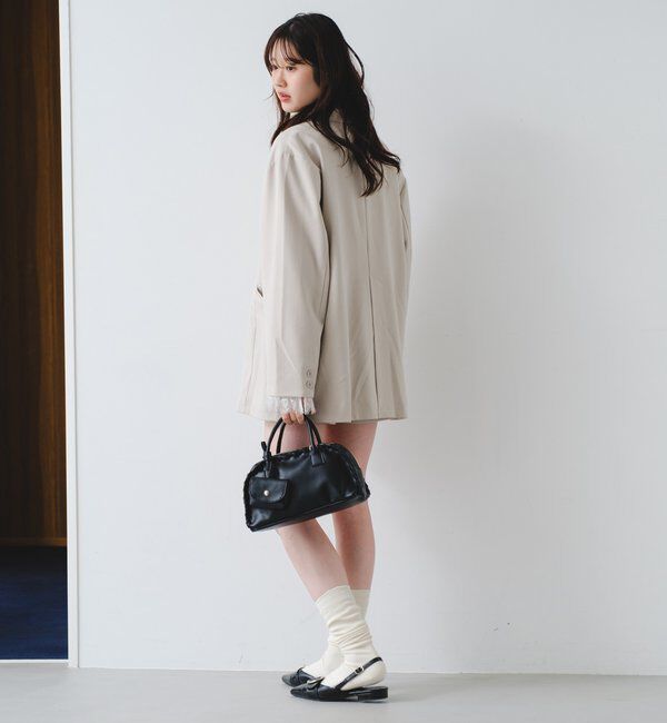  「【2WAY/500mlペットボトル収納可】ケースチャーム付ボストンバッグ」|ボストンバッグ|