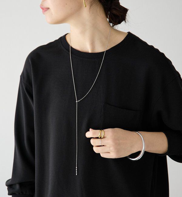  「【R.good（アールドットグッド）】ボールスライドラリエット」|ネックレス|