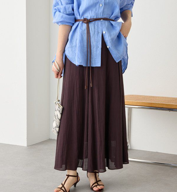  「【軽やか素材】カッセンサーキュラースカート」|スカート|