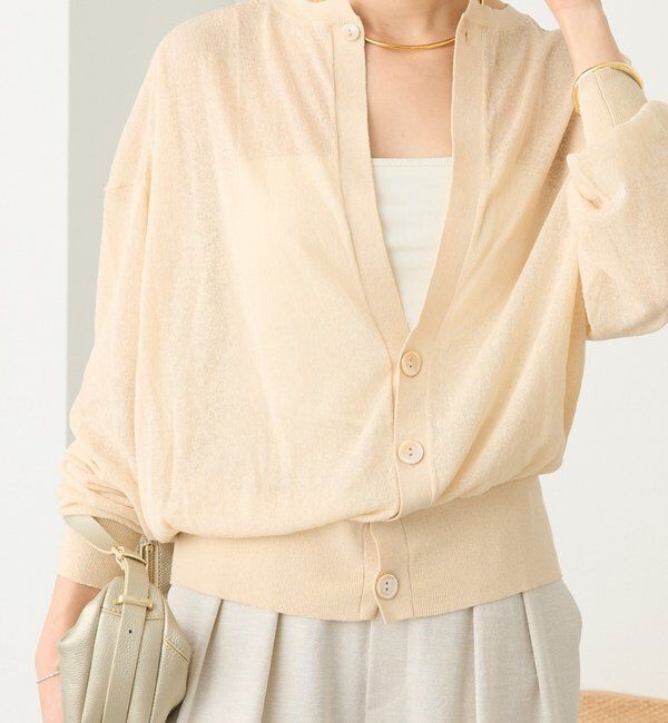  「予約【アレンジ自在】2wayオープンバックニット」|ニット・セーター|ベージュ