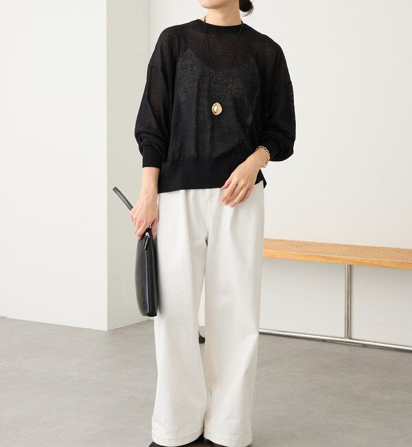  「予約【アレンジ自在】2wayオープンバックニット」|ニット・セーター|