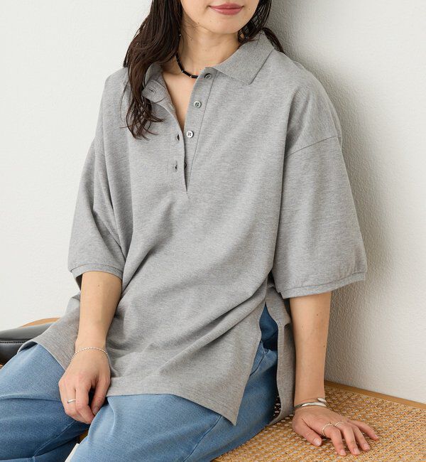  「予約【A・MONN(アモン)】BIGポロ」|ポロシャツ|