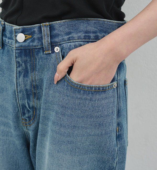  「センタークリースフレアデニム」|デニム|