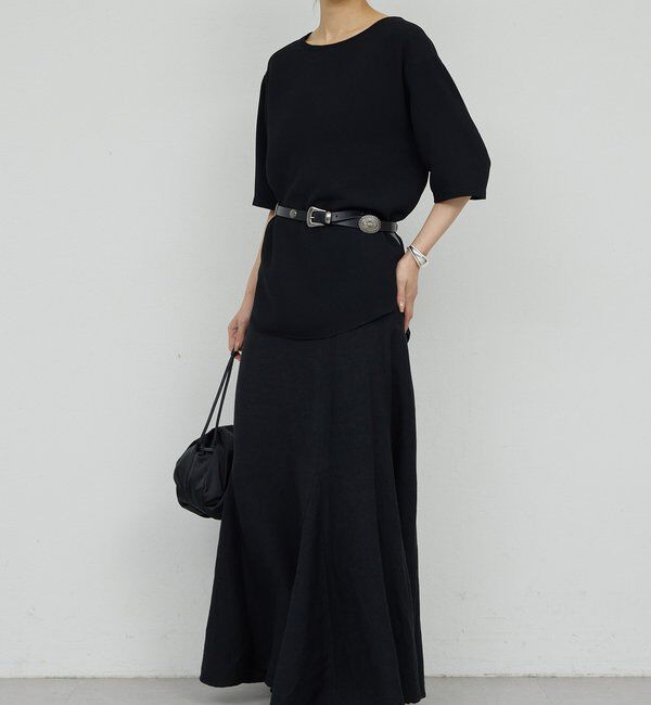  「バックスリットハーフスリーブブラウス」|シャツ・ブラウス|