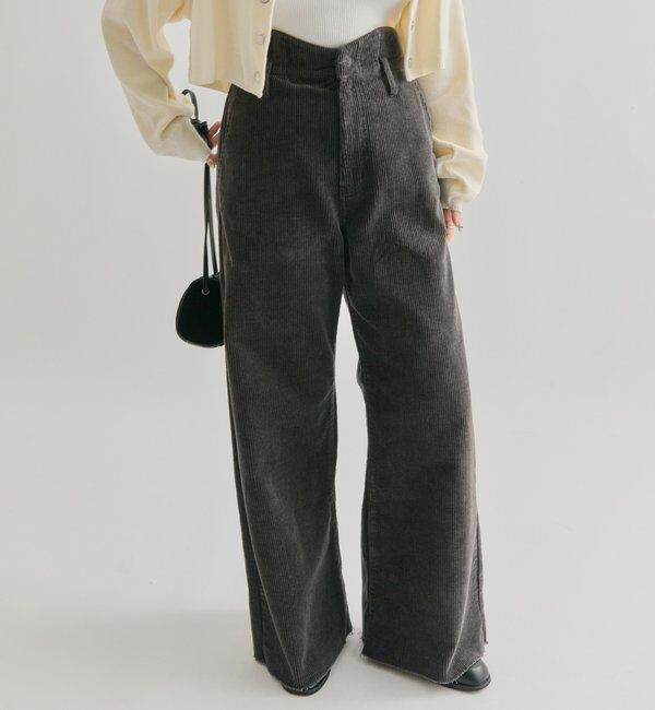  「コーデュロイ ウェーブパンツ」|チノ|