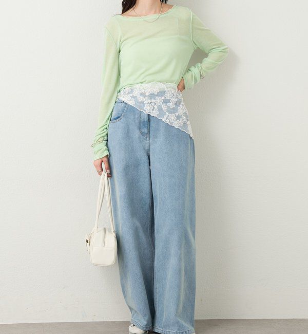  「チュールタグシアーロンT」|Tシャツ・カットソー|