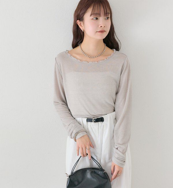  「チュールタグシアーロンT」|Tシャツ・カットソー|