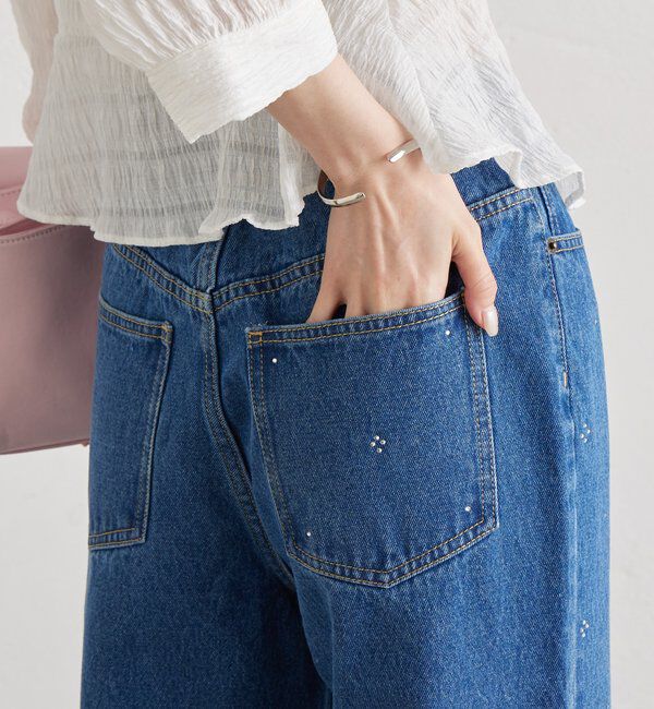  「ラインストーンデニム」|デニム|