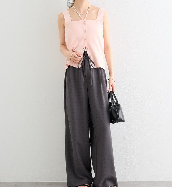  「ホルターニットタンクトップ」|キャミソール|