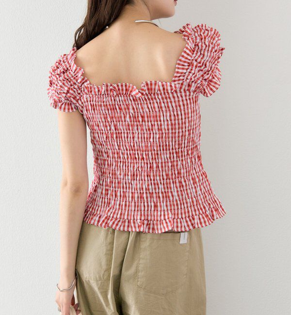  「シャーリングフレンチブラウス」|シャツ・ブラウス|