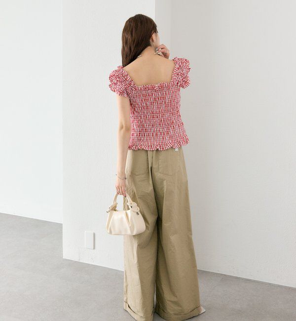  「シャーリングフレンチブラウス」|シャツ・ブラウス|