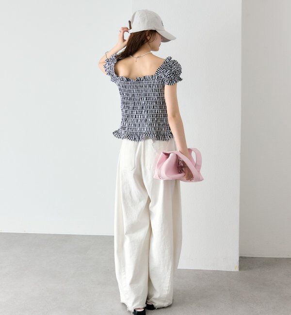  「シャーリングフレンチブラウス」|シャツ・ブラウス|