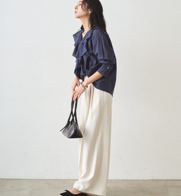  「フリルカラーブラウス」|シャツ・ブラウス|