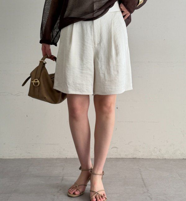  「サテンショートパンツ」|チノ|