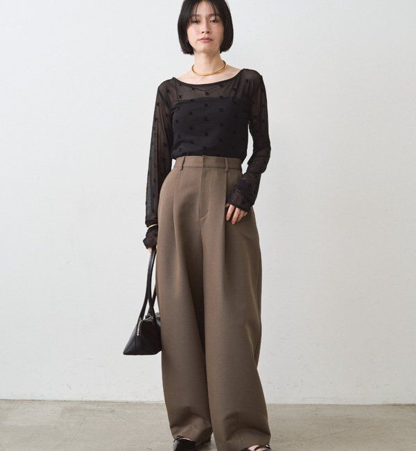  「モノグラムシアープルオーバー」|Tシャツ・カットソー|