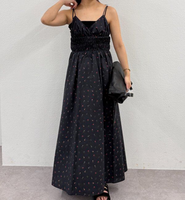  「【PUFRILL/パフリル】キャミワンピース」|ワンピース|ブラックその他1