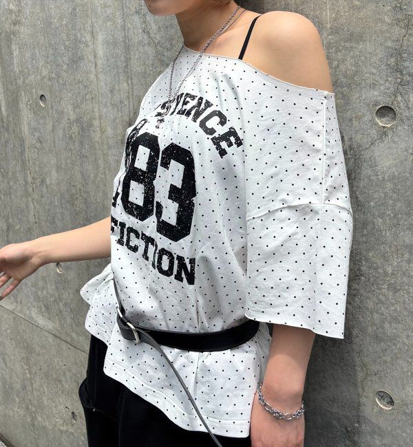  「【新色追加】エリオットオフショルTEE」|Tシャツ・カットソー|