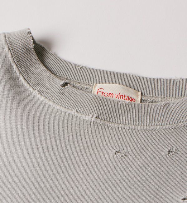  「【FromVintage】ダメージスウェット」|Tシャツ・カットソー|