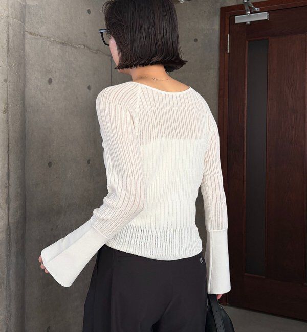  「フロントギャザーニット」|ニット・セーター|