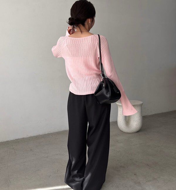  「フロントギャザーニット」|ニット・セーター|