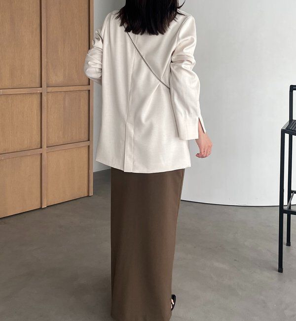  「【tani企画】UネックIラインワンピース」|ワンピース|