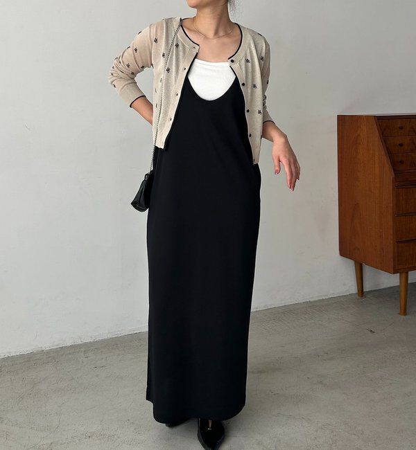  「【tani企画】UネックIラインワンピース」|ワンピース|