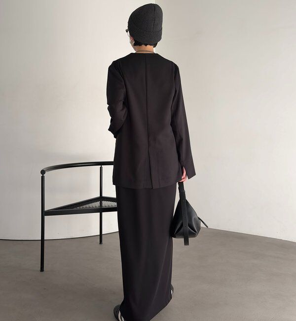  「【tani企画】UネックIラインワンピース」|ワンピース|