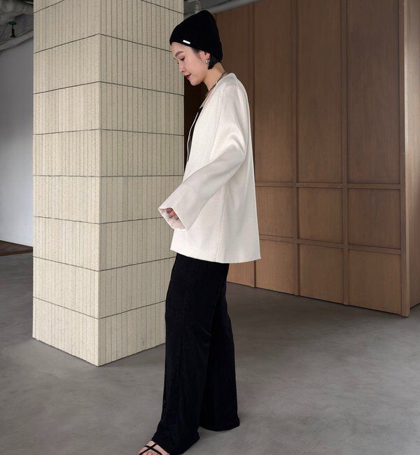  「【tani企画】深Vネックジャケットプルオーバー」|その他|