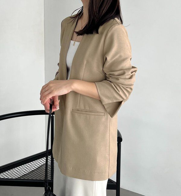  「【tani企画】深Vネックジャケットプルオーバー」|その他|