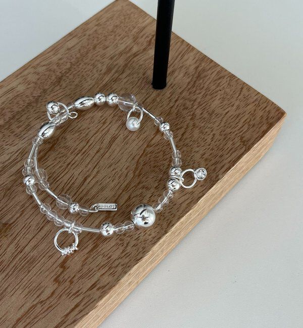  「〈GOLDY/ゴールディ〉クリアビーズブレス」|リング|