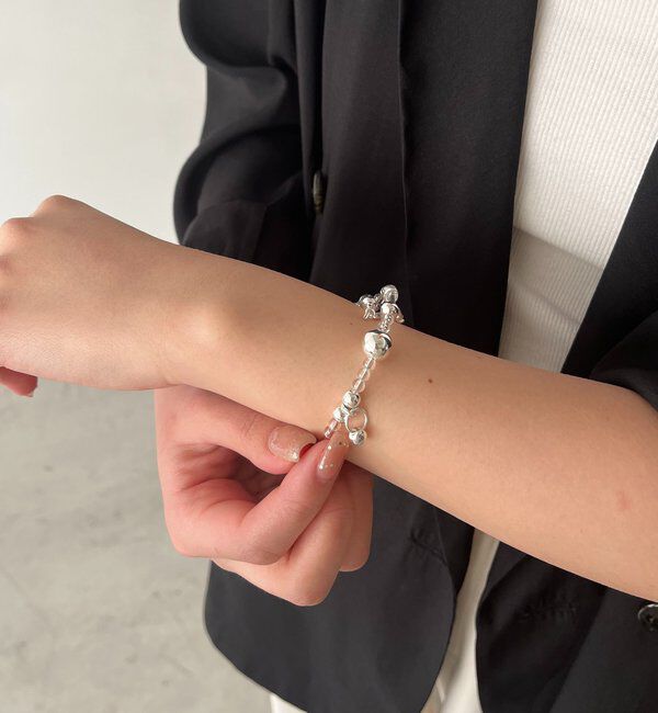  「〈GOLDY/ゴールディ〉クリアビーズブレス」|リング|