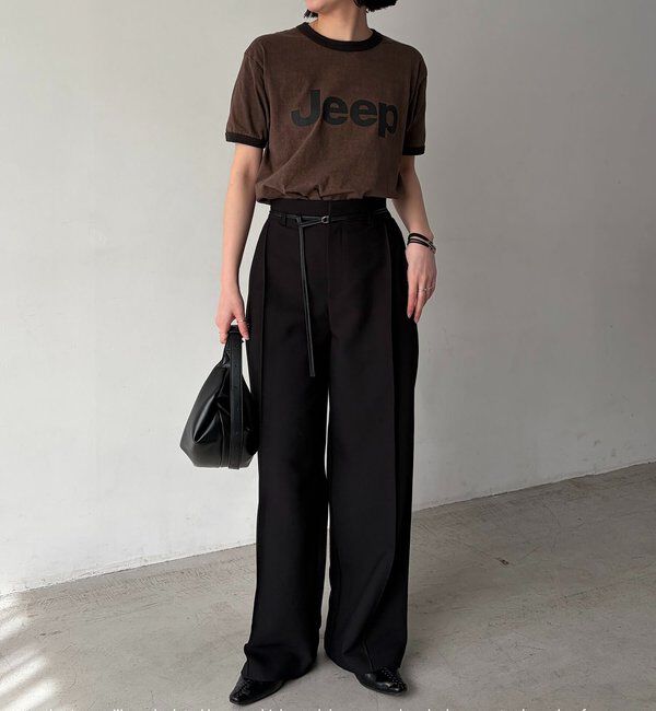  「〈GOOD ROCK SPEED〉JEEPリンガーTシャツ」|Tシャツ・カットソー|