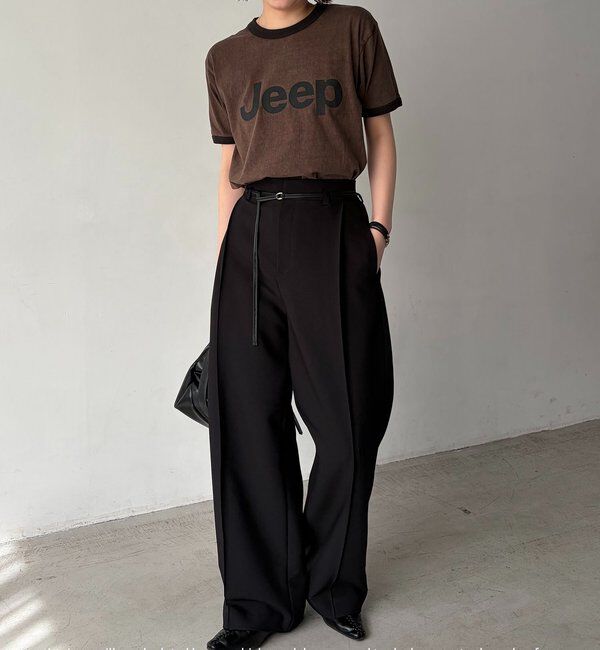  「〈GOOD ROCK SPEED〉JEEPリンガーTシャツ」|Tシャツ・カットソー|